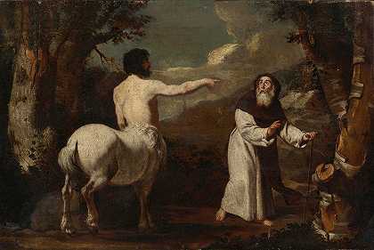 弗朗西斯科·瓜里诺的《圣安东尼·艾伯特与半人马》