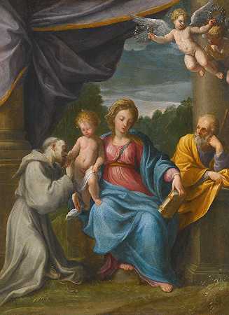 圭多·雷尼的《圣方济各的神圣家庭》