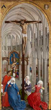 罗杰尔·范德韦登的《十字架上的基督与圣餐》