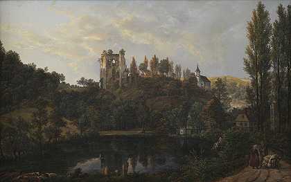 约翰·克里斯蒂安·达尔的《塔兰特城堡废墟》