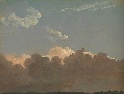 西蒙·丹尼斯的《云研究（遥远的风暴）》