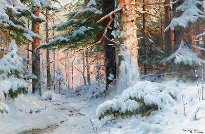 沃尔特·莫拉斯的《冬季风景》