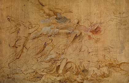 彼得·保罗·鲁本斯（Peter Paul Rubens）的《密涅瓦与大力神克制战神》