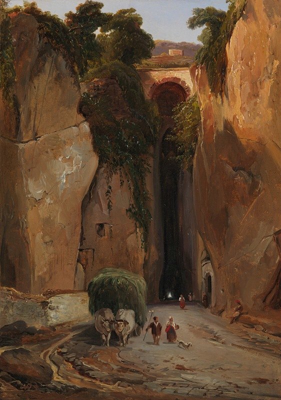 让-查尔斯·约瑟夫·雷蒙德的《波西利波石窟入口》