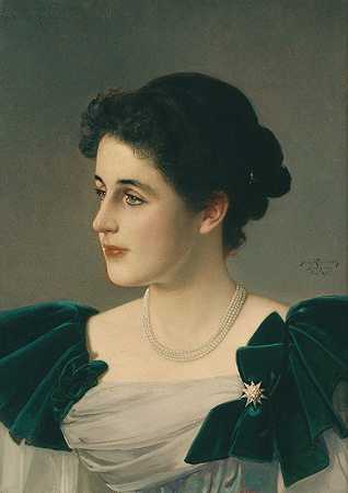 朱利叶斯·克朗伯格的《伊尔玛·冯·盖杰尔肖像》