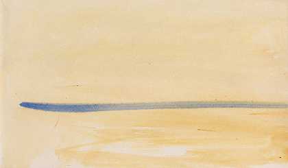 约瑟夫·马洛德·威廉·透纳的《海峡素描48》