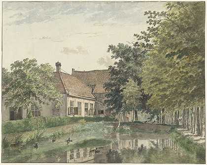 Wybrand Hendriks的《Nijkerk附近的Watergoor乡村庄园》
