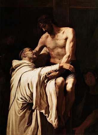 弗朗西斯科·里巴尔塔的《圣伯纳德拥抱基督》