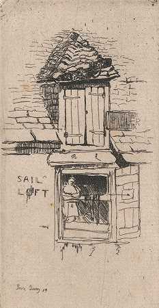 弗兰克·肖特爵士的《帆船阁楼，普尔》