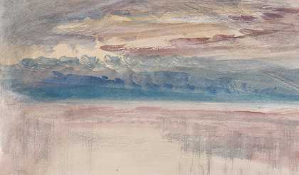 约瑟夫·马洛德·威廉·透纳的《海峡素描19》