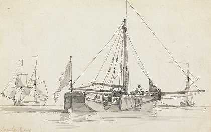 菲利普·雅克·德·卢瑟堡的《三艘船》