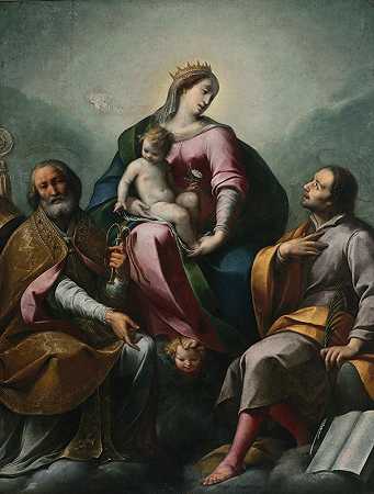 卡洛·弗朗西斯科·努沃隆的《圣母与圣徒的孩子》