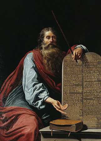 克劳德·维农的《摩西与律法碑》