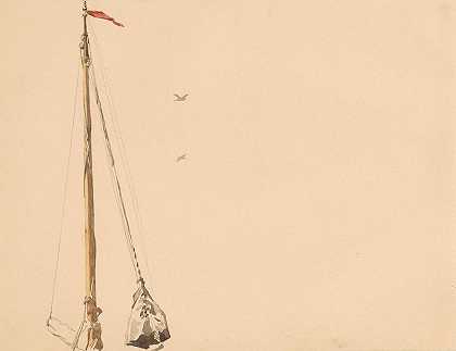 “Studieblad认识了Willem Bastiaan Tholen的mast van een schiff”