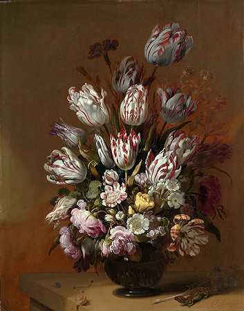 Hans Bollongier的《花卉静物》