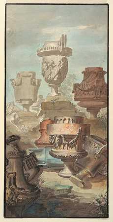 让·查尔斯·德拉福斯的《毁灭幻想：花瓶和Urns》