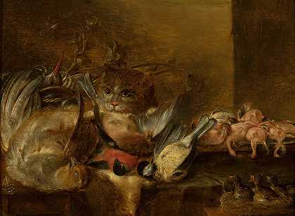 亚历山大·阿德里安森的《死鸟与猫》