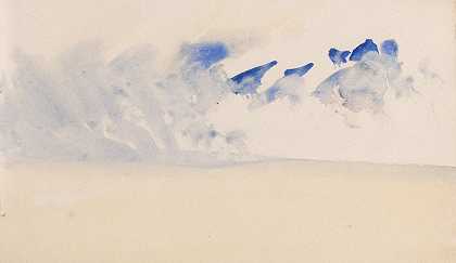 约瑟夫·马洛德·威廉·透纳的《海峡素描2》