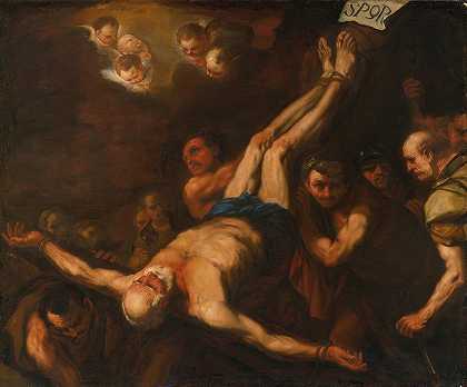 卢卡·乔丹诺的《圣彼得的十字架》