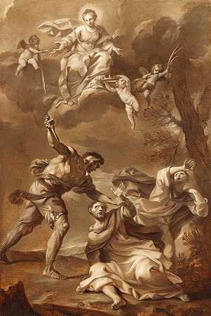 费利斯·托雷利的《圣彼得烈士的殉道》