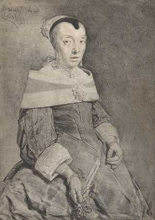 《一位女士的肖像》（Cornelis Vischer）