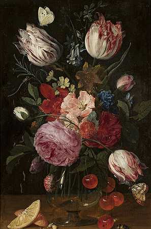Carstian Luyckx的《玻璃花瓶里的花》