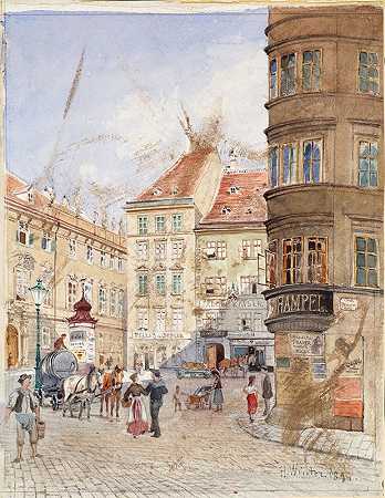 H.Winter的《维也纳的犹太广场》
