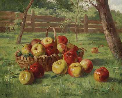 卡尔·维卡斯的《苹果收获》