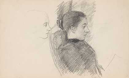 《侧面的崛起》，侧面的女性肖像Signe Scheel