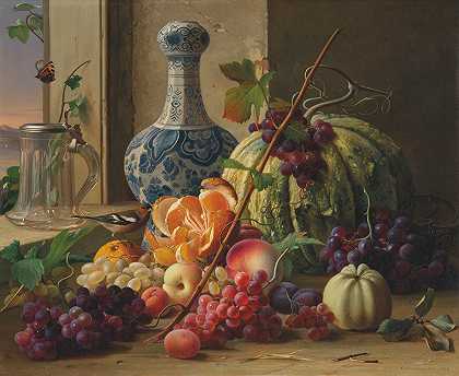 卡尔·维尔姆·巴尔斯加德的《水果静物》