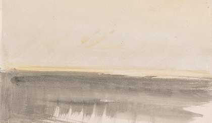 约瑟夫·马洛德·威廉·透纳的《海峡素描3》