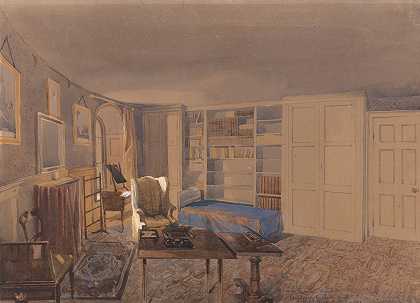 “威灵顿公爵在沃尔默城堡的房间，1852年12月4日，托马斯·肖特男孩