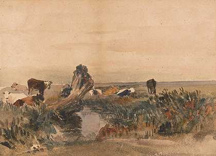 彼得·德温特的《溪边的牛》