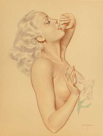 阿尔贝托·巴尔加斯的《裸体百合花》
