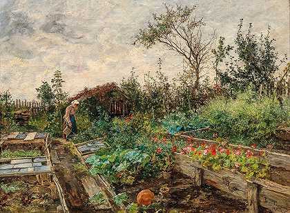 《在农舍花园》作者：伯莎·冯·塔诺奇