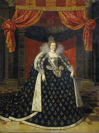 《玛丽·德·美第奇，亨利四世的妃子》，作者：弗朗斯·波尔布斯（Frans Pourbus The Younger）