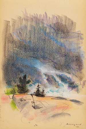 亨利·爱立信的《风景，Käringsund》