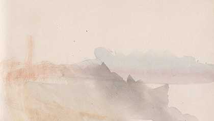 约瑟夫·马洛德·威廉·透纳的《海峡素描36》