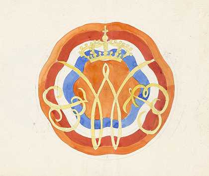 Carel Adolph Lion Cachet设计的带冠W标志