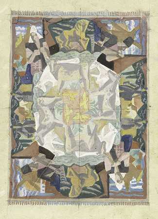 Leo Gestel的“地毯设计主题”Holland“（leporello设计）