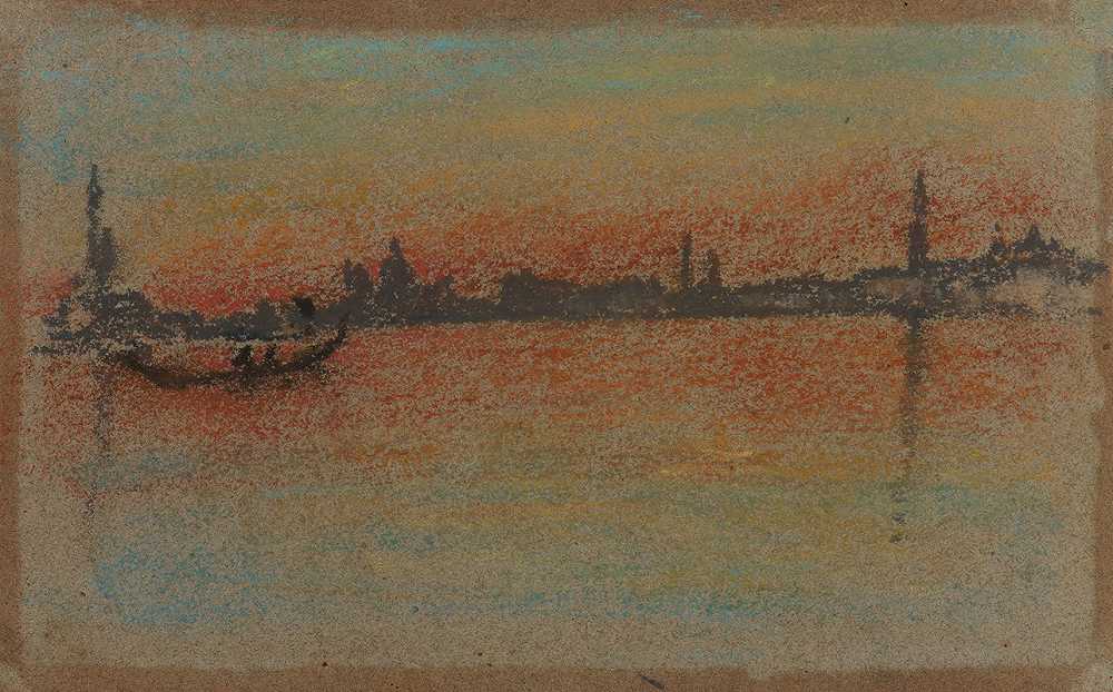 詹姆斯·阿博特·麦克尼尔·惠斯勒的《威尼斯海港日落》