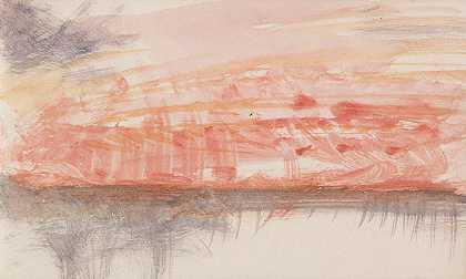 约瑟夫·马洛德·威廉·透纳的《海峡素描25》