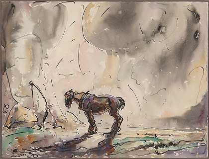 阿尔弗雷德·奥斯特的《孤独的马》