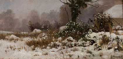 Henryk Weyssenhoff的《冬季风景》