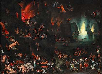 《地狱的一幕》作者：Jan Brueghel The Elder
