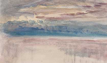 约瑟夫·马洛德·威廉·透纳的《海峡素描17》