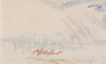 约瑟夫·马洛德·威廉·透纳的《海峡素描30》