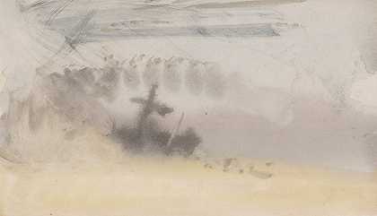 约瑟夫·马洛德·威廉·透纳的《海峡素描49》