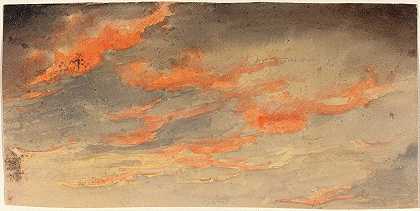 詹姆斯·汉密尔顿·谢戈的《日落时的云》