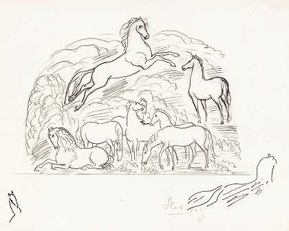 利奥·盖斯特尔的《马的素描》